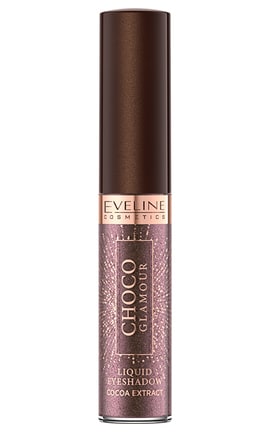 EVELINE-Pідкі тіні  Choco Glamour блискучі з екстрактром какао 06 6,5 мл-5903416059004-