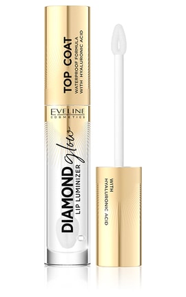 EVELINE-Блеск для губ Diamond Glow Lip Luminizer  NR 01 Top Coat 4 мл-5903416033653-