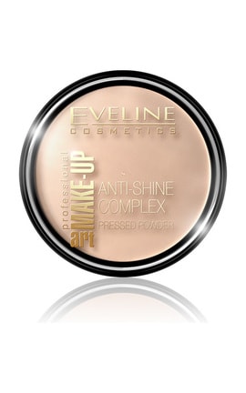 EVELINE-Компактна пудра для обличчя Eveline Cosmetics Anti-Shine Complex 31 Transparent 14 г-5901761904468-