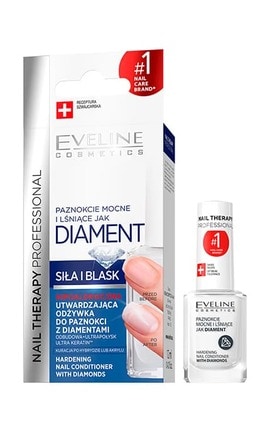 EVELINE-Засіб для нігтів відновлювальний Eveline З діамантами 12 мл-5901761971934-