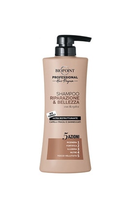 BIOPOINT-Шампунь BIOPOINT Repair & Beauty відновлюючий для пошкодженого і ламкого волосся 400 ml-8052862410680-