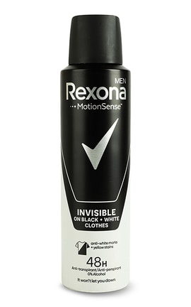 REXONA-Антиперспірант аерозоль Rexona Men Invisible On Black+White Clothes 150 мл-8717163663516-