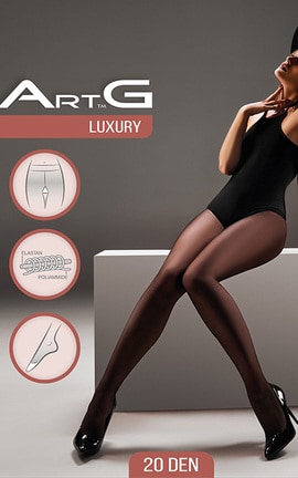 ART G-Колготки Art G Luxury Nero 20 Den-4820040171753-