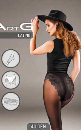 ART G-Колготки Latino Cappuccino 40 Den, размер (3-M)-4820040104126-