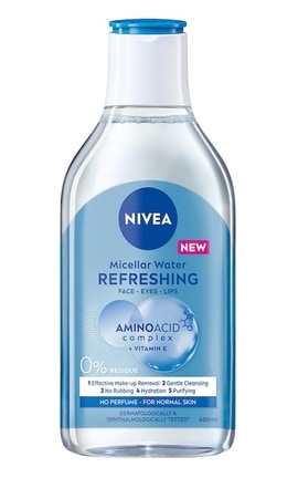 NIVEA-Міцелярна вода для зняття макіяжу Nivea Micell Air Дихання шкіри для нормальної та комбінованої шкіри 400 мл-4006000014760-