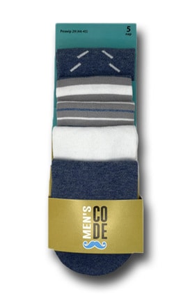 MEN'S CODE_-Шкарпетки чоловічі занижені Men`s Code набір 3 пари розмір 29-4820163324531-