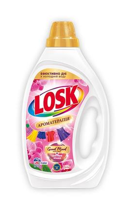 LOSK-Концентрированный гель для стирки Losk Color Ароматерапия Аромат Малазийского цветка 900 мл-9000101804041-