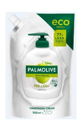 PALMOLIVE-Рідке мило Palmolive Naturals Інтенсивне зволоження Молочко та оливка 500 мл-8003520039545-