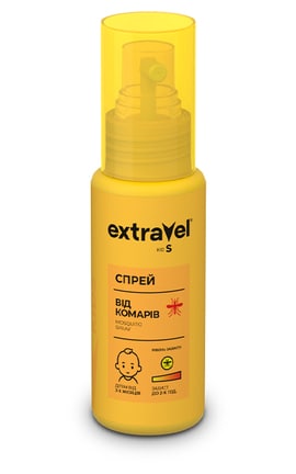 EXTRAVEL-Спрей от комаров с Extravel Kids 70 мл-4820184442436-