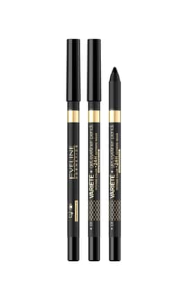 EVELINE-Водостойкий гелевый карандаш для глаз Eveline Variete Gel Eyeliner Pencil Waterproof 01 Black-5903416037873-