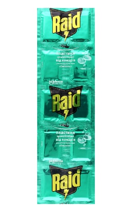 RAID-Пластини проти комарів Евкаліпт Raid 10 шт-4823002005639-