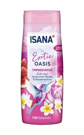 ISANA-Гель для душу Isana Cream Exotic Oasis 300 мл-4068134023445-