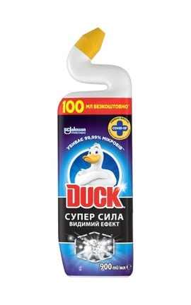 ТУАЛЕТНЫЙ УТЕНОК-Средство для очистки туалета Туалетный Утенок 5 в 1 Видимый Эффект 900 мл-4823002005318-