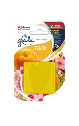 GLADE-Аромаблок змінний універсальний Glade Sensations Фруктова Фантазія 8 г-4823002005400-