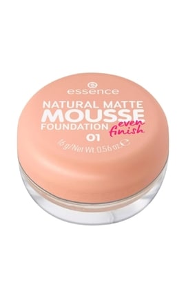 ESSENCE-Тональний мус Essence Natural Matte Mousse Foundation 01-4059729394330-