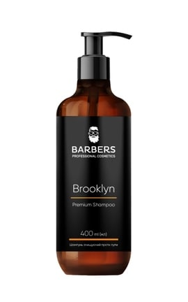 BARBERS-Шампунь для чоловіків проти лупи Barbers Brooklyn 400 мл-4823109403178-