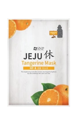 SNP-Тканинна маска для обличчя SNP Jeju Rest Tangerine Зволожувальна 22 мл-8809550648746-