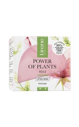 LIRENE-Крем для обличчя Lirene Power of Plants з Ефектом ліфтингу Троянда 50 мл-5900717077317-