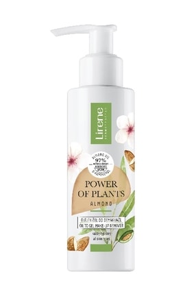 LIRENE-Олія-пінка для демакіяжу Lirene Power of Plants Мигдаль 145 мл-5900717077164-