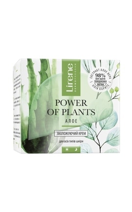 LIRENE-Крем для обличчя Lirene Power of Plants Зволожуючий з Алое 50 мл -5900717077256-