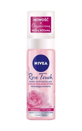 NIVEA-Пінка для вмивання Nivea Rose Touch Очищуюча 150 мл-5900017084398-