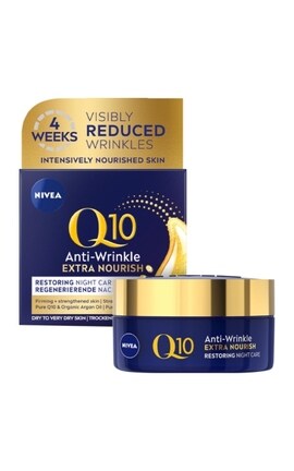 NIVEA-Крем нічний Nivea Q10 Відновлювальний проти зморщок 50 мл-5900017082387-