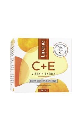 LIRENE-Крем для обличчя Lirene Vitamin Energy C+E поживний глибоко зволожуючий 50 мл-5900717729612-