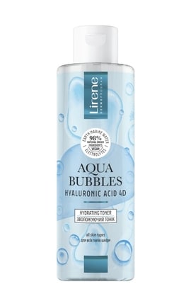 LIRENE-Тоник для лица Lirene Aqua Bubbles Увлажняющий 200 мл-5900717769618-