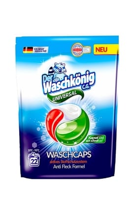 WASCHKONIG-Капсулы для стирки Waschkonig Universal 18 г х 22 шт -4260418933659-