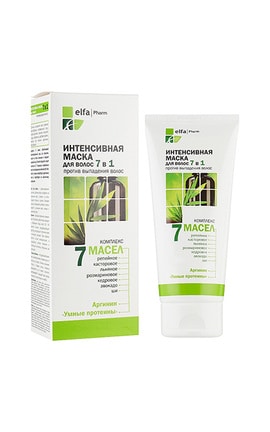 ELFA-Маска для волос интенсивная против выпадения 7в1 7 масел Elfa Pharm 200 мл-5901845500579-