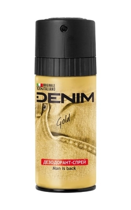 DENIM-Дезодорант-спрей Denim Gold 150 мл-8008970037776-