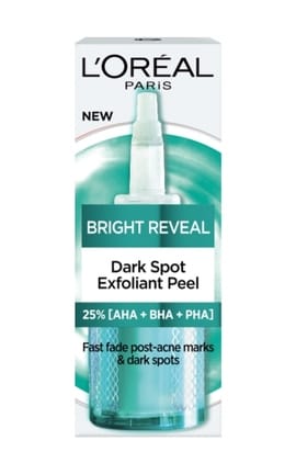 SKIN EXPERT-Средство для пилинга кожи лица L`Oreal Paris Bright Reveal против пигментных пятен 25 мл-3600524122881-