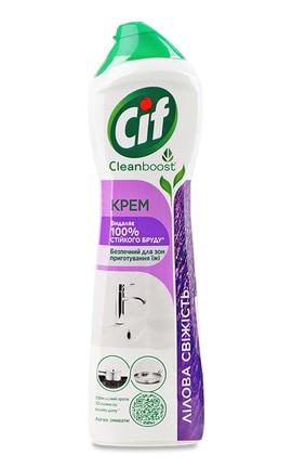 CIF-Крем для чистки Cif Лиловая свежесть 500 мл-8714100709061-
