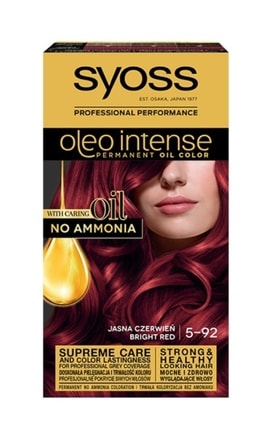 OLEO INTENSE-Краска для волос Syoss Oleo Intense стойкая с маслами 5-92 Ярко-красный-9000100814737-