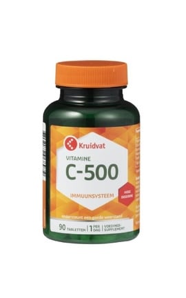 KRUIDVAT-Диетическая добавка Kruidvat Витамин С 90 шт-8719179068972-