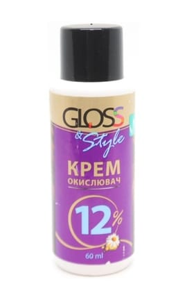 GLOSS and STYLE-Крем окислитель для волос Gloss&Style 12% 60 мл -4823001607940-