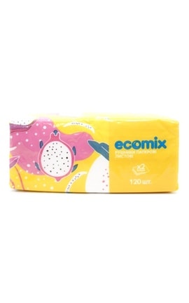 ECOMIX-Рушники паперові листові Ecomix 2 шари 120 шт-4823077403934-