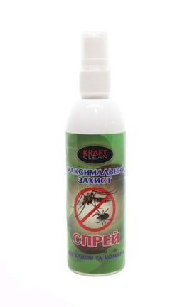 KRAFT CLEAN-Спрей от комаров и клещей Kraft Clean максимальная защита 100 мл-4820247450392-