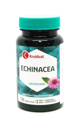 KRUIDVAT-Дієтична добавка Kruidvat Ехінацея 120 шт-8719179361295-