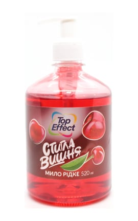 TOP EFFECT-Мило рідке Top Effect Стигла Вишня 520 мл-4820255112442-