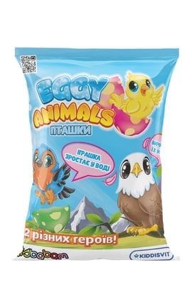 KIDDISVIT-Іграшка зростающа Eggy Animals Пташки в яйці 1 шт-9772499228715-