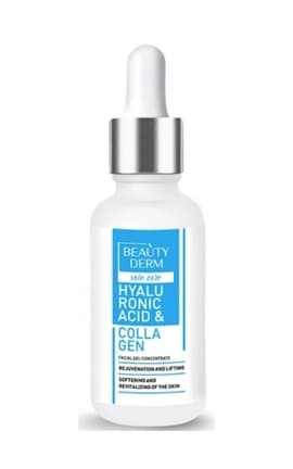 BEAUTYDERM-Гель-концентрат для обличчя Beautyderm з Гіалуроновою кислотою та Колагеном 30 мл-4820185222686-
