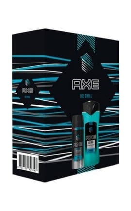 AXE-Подарочный набор AXE Ice Chill Гель для душа, 250 мл + дезодорант спрей 150 мл-8720633014978-