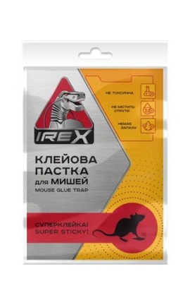 IREX-Ловушка клеевая Irex для мышей 1 шт-4820184442139-