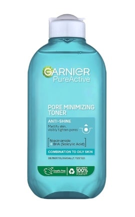 SKIN NATURAL-Тонік для обличчя Garnier Skin Naturals Pure Active для зменшення видимості пор і жирного блиску 200 мл-3600540042989-