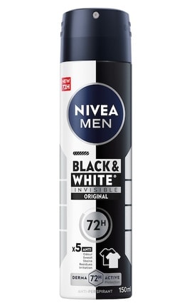 NIVEA-Антиперспирант Nivea Men Черное и белое Невидимый Original 150 мл-4006000026626