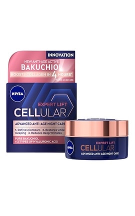 NIVEA-Крем для лица Nivea Hyaluron Cellular Filler ночной антивозрастной филлер против морщин 50 мл-4005900134271-