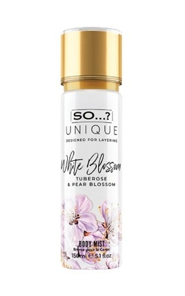 SO...? UNIQUE-Спрей для тела So Unique White Blossom парфюмированный 140 мл-5018389032937-