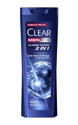 CLEAR-Шампунь Clear проти лупи для чоловіків Енергія свіжості 360 мл-8720181455964-