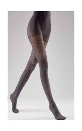 ART G FASHION-Колготки женские Diamonds Cotton 90 Den Nero размер 4-2000115548631-